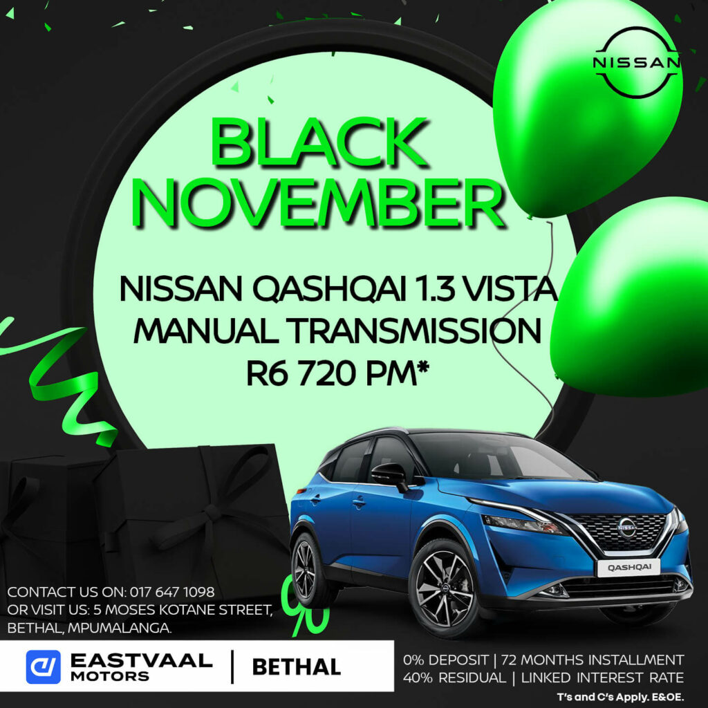 Nissan Qashqai image from Eastvaal Motors