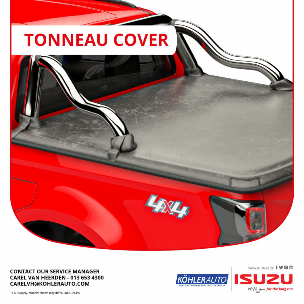 Isuzu D-MAX Tonneau Cover image from Eastvaal Motors