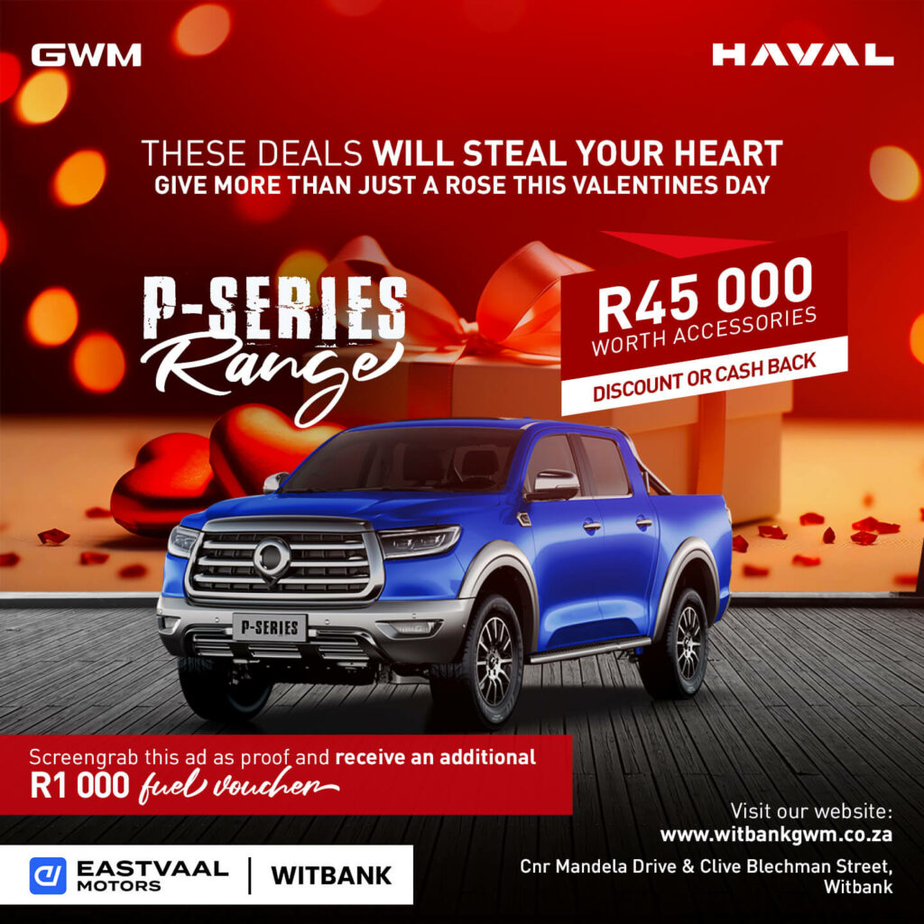 GWM P-Series image from Eastvaal Motors