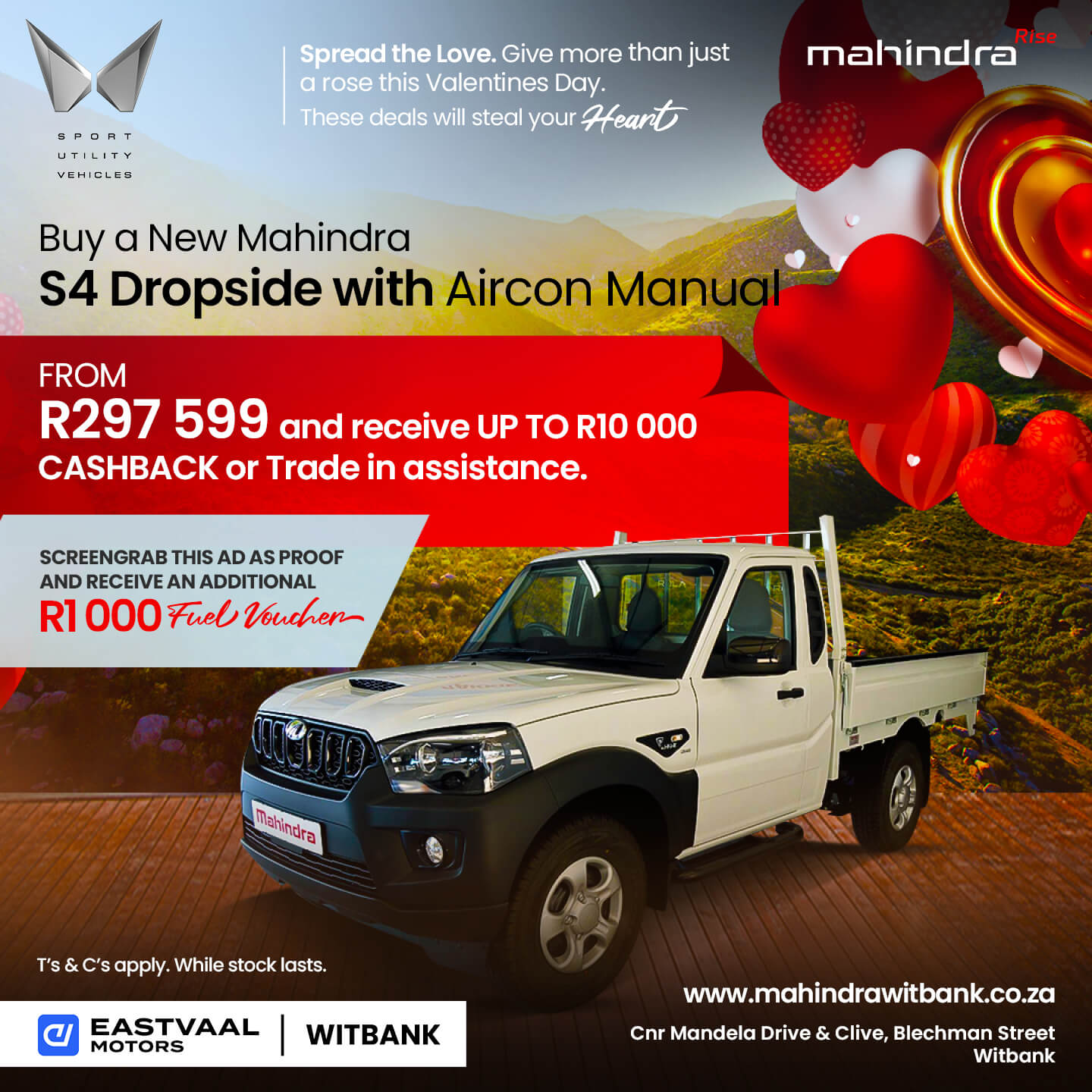 Mahindra S4 Dropside with Aircon Manual image from Eastvaal Motors