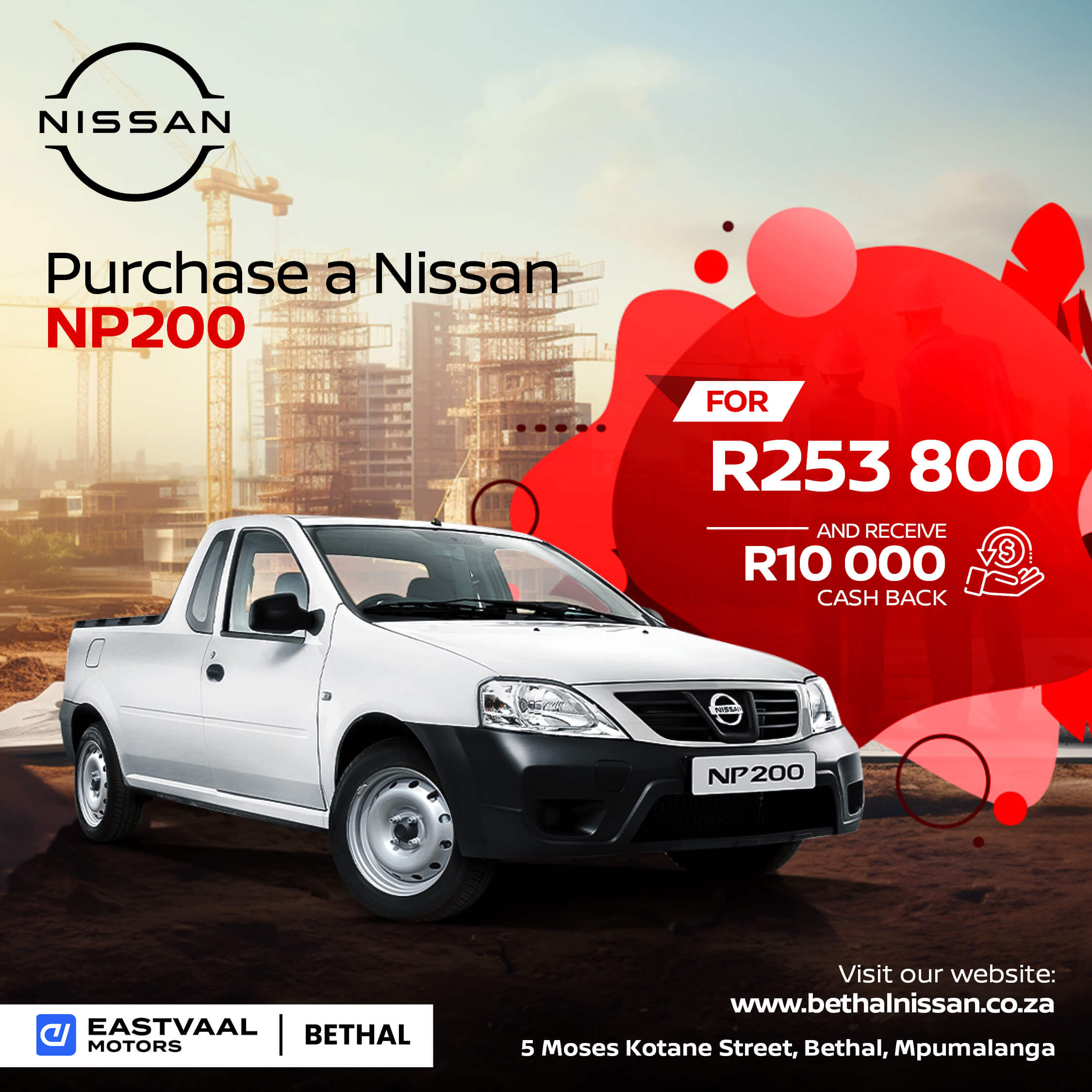 Purchase a Nissan NP200 image from Eastvaal Motors