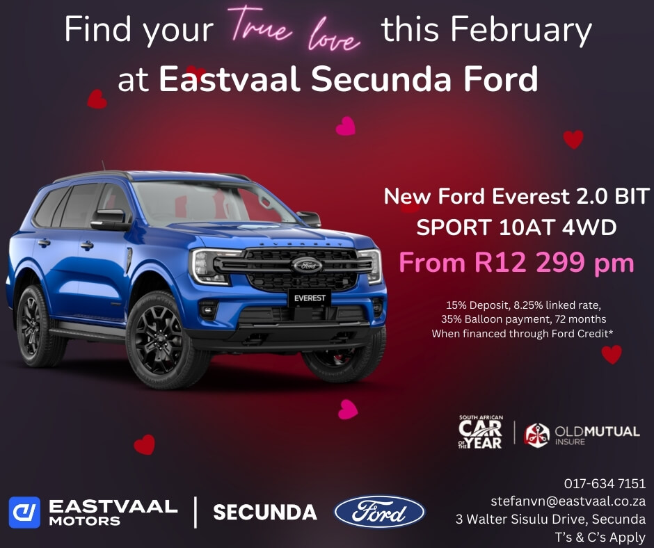 Ford Everest 2.0 BIT Sport 10AT 4WD image from Eastvaal Motors