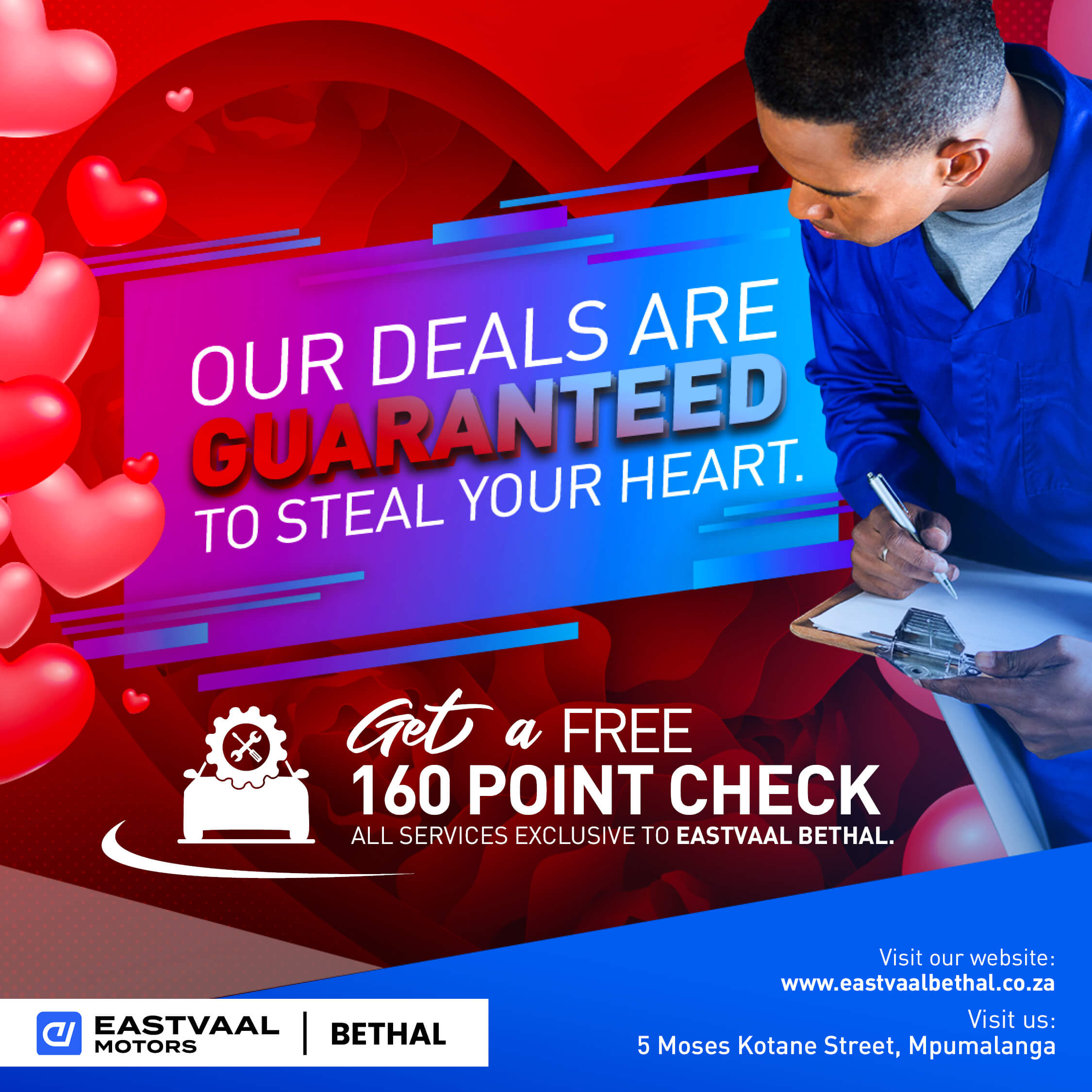 OUR DEALS ARE GUARANTEED TO STEAL YOUR HEART image from Eastvaal Motors
