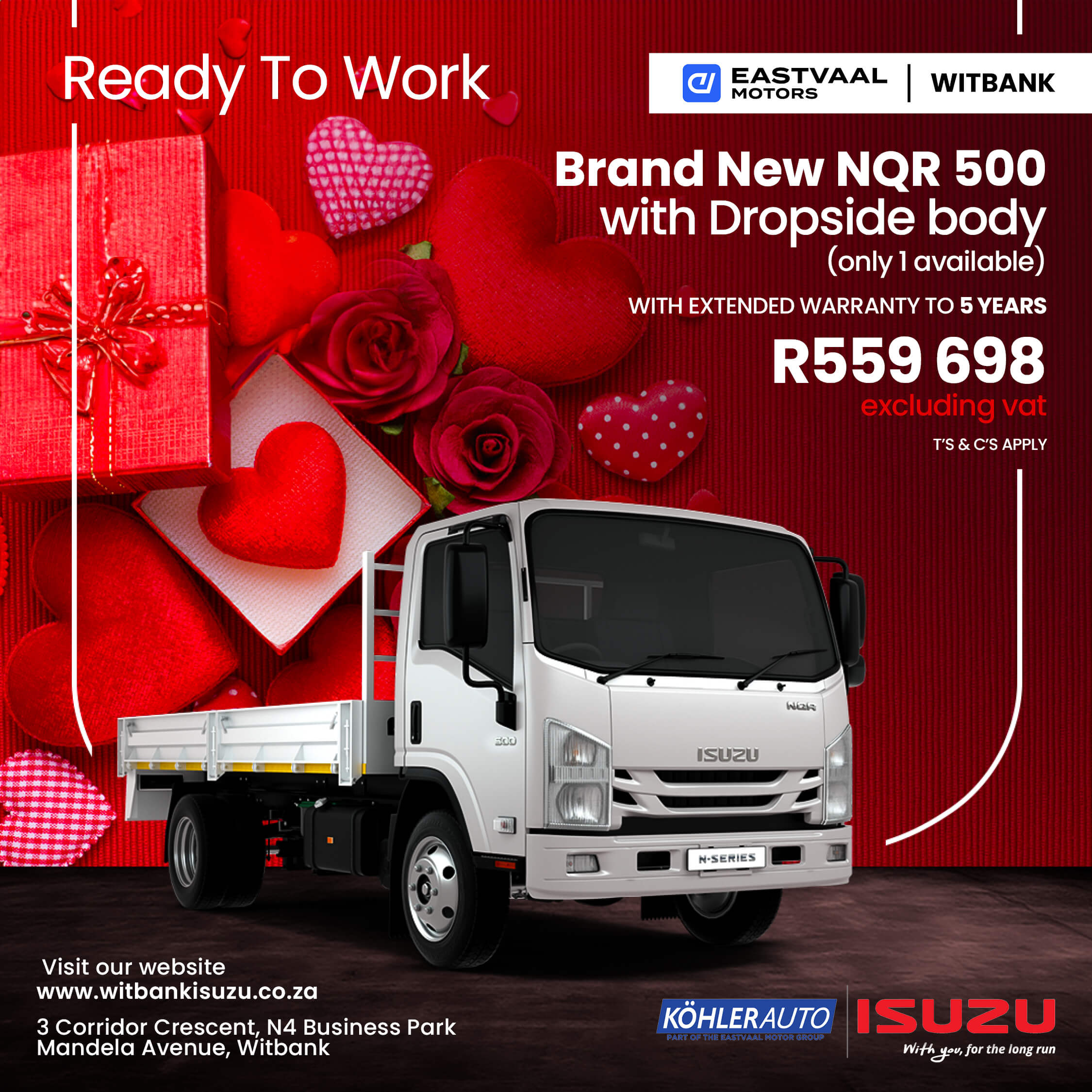 Köhler Auto Isuzu Witbank • Trusted Isuzu Witbank dealership.
