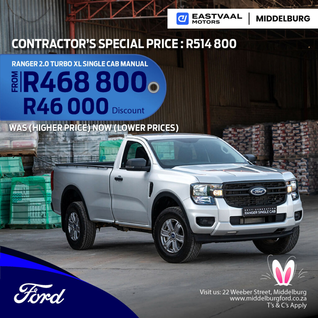 FORD RANGER SINGLE CAB image from Eastvaal Motors