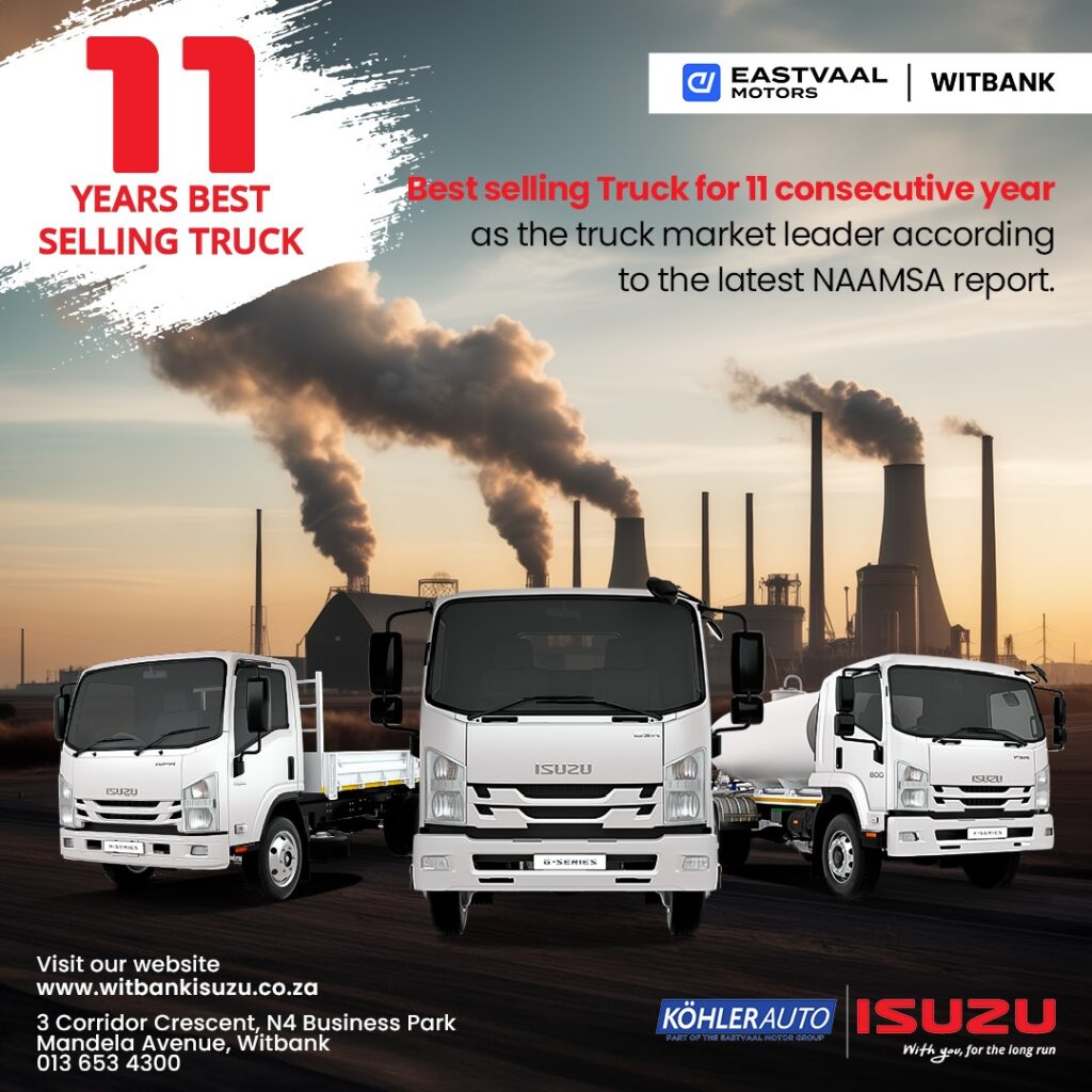 Best selling Truck for 11 consecutive year image from Eastvaal Motors