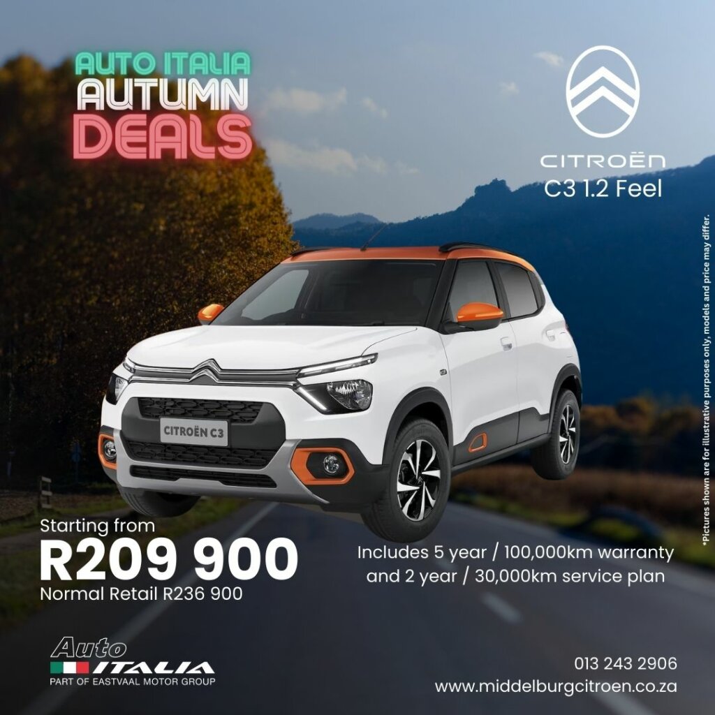 R209 900 for the Citroën C3 Feel 1.2 image from Eastvaal Motors