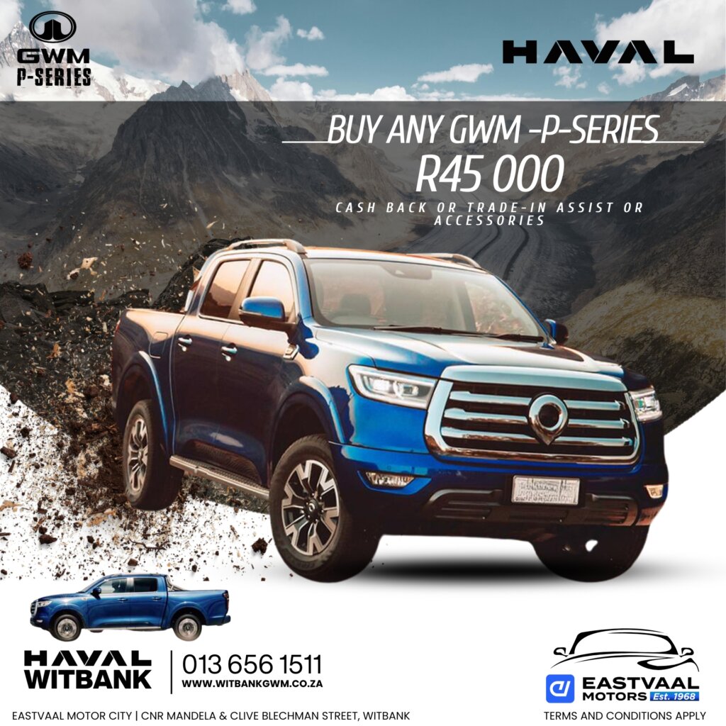 Work Smarter, Drive Happier. Worker’s Day Special Awaits image from Eastvaal Motors