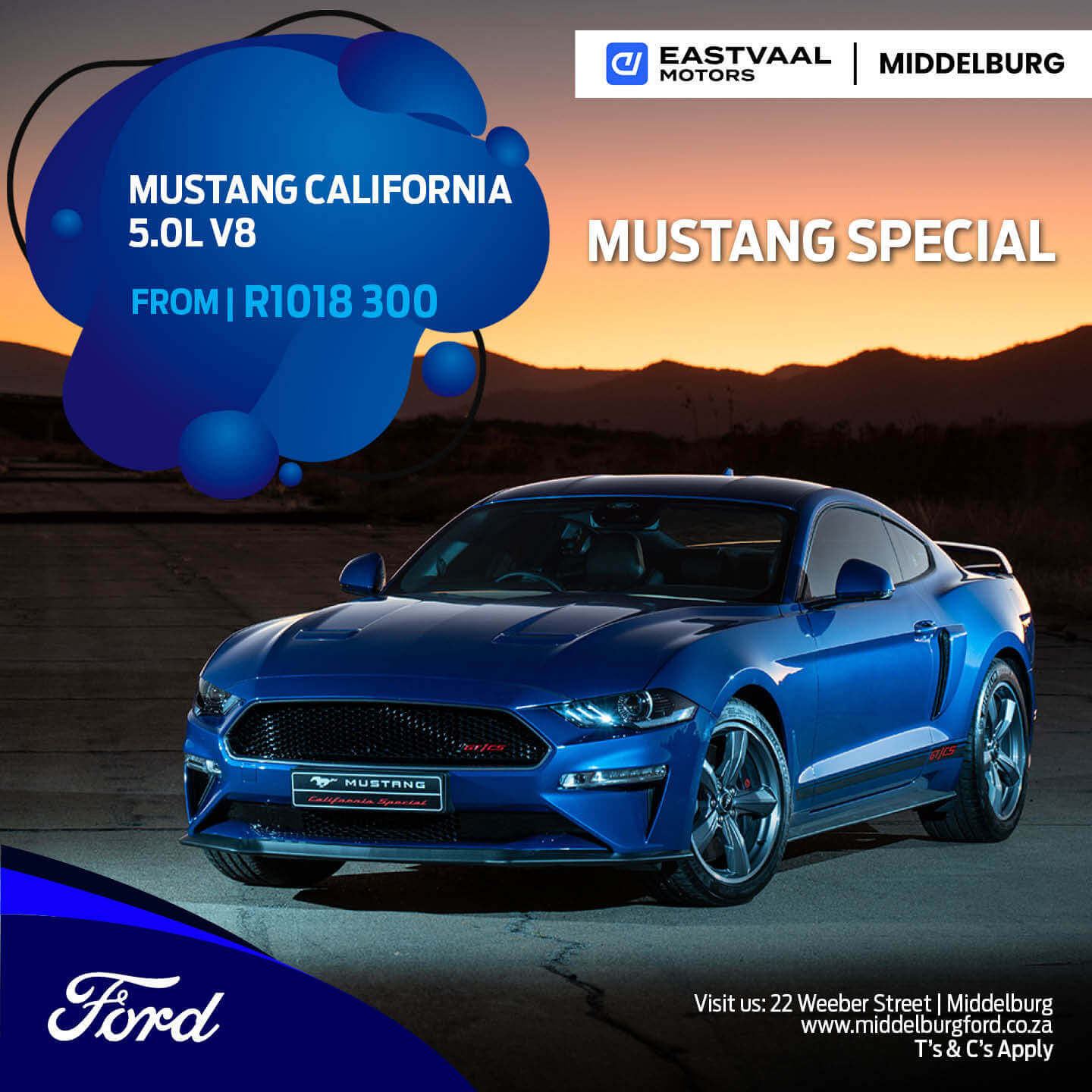 MUSTANG CALIFORNIA image from Eastvaal Motors