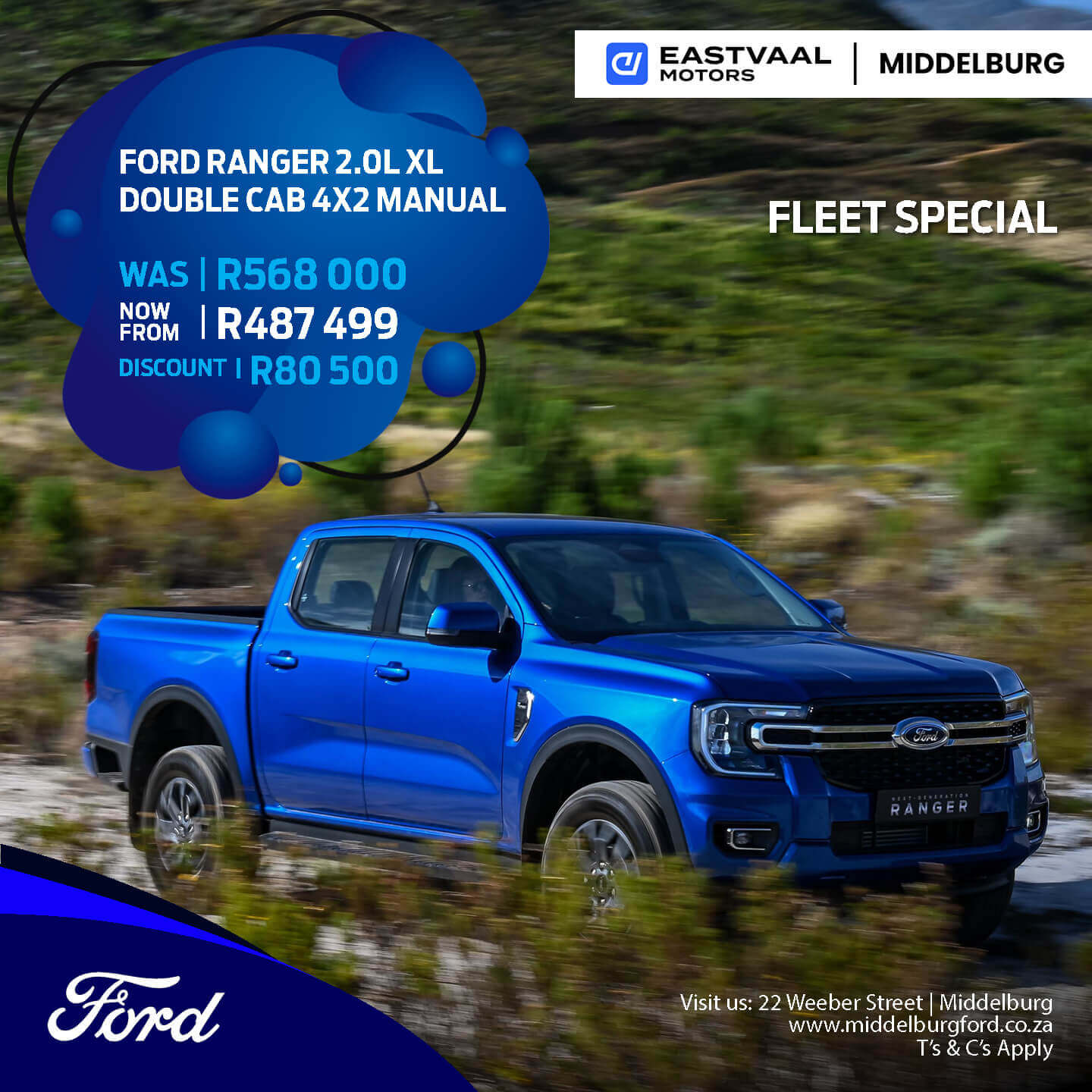 FORD RANGER 2.0L XL image from Eastvaal Motors