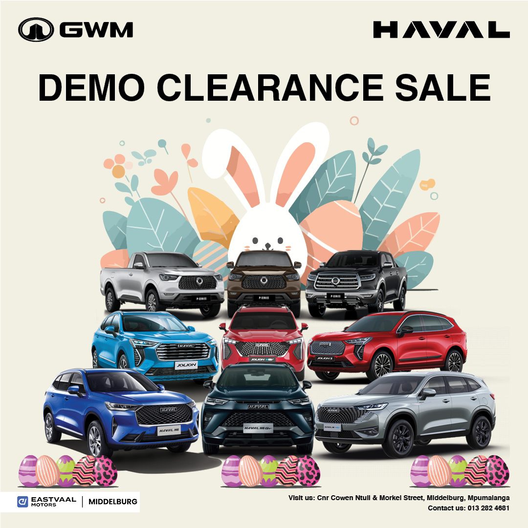 DEMO CLEARANCE SALE image from Eastvaal Motors