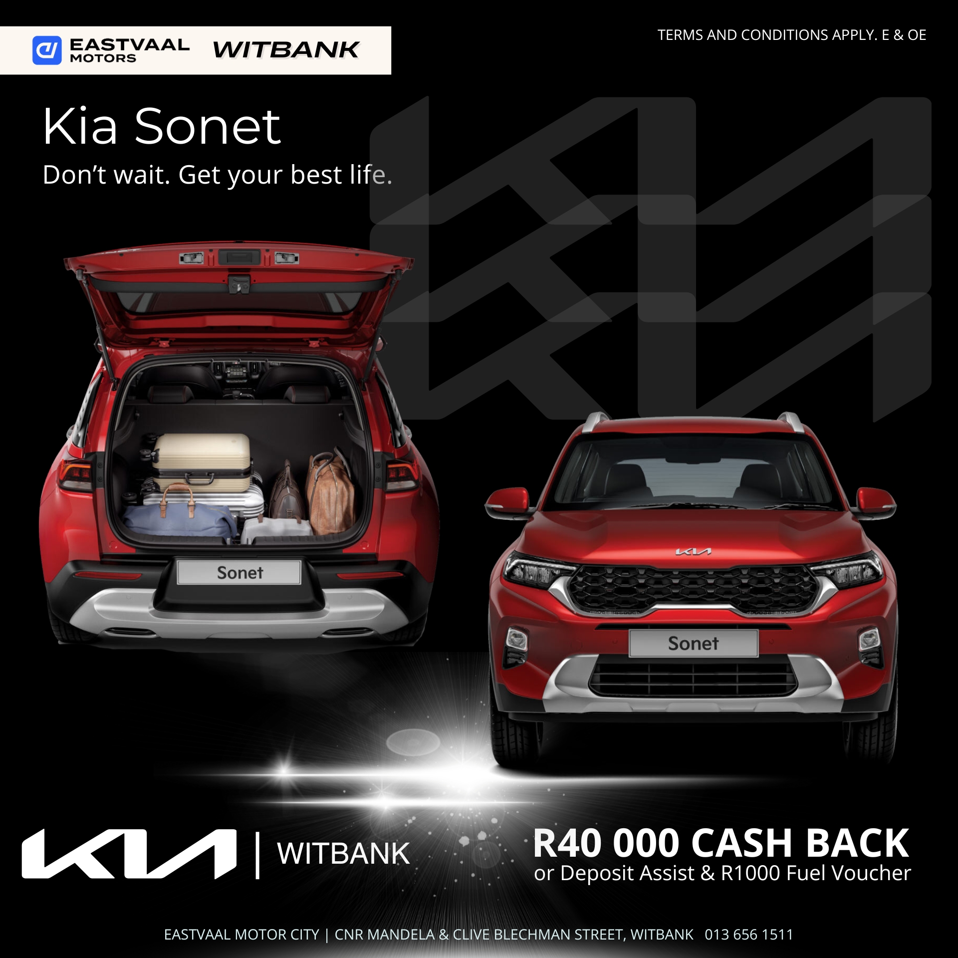 KIA SONET image from Eastvaal Motors