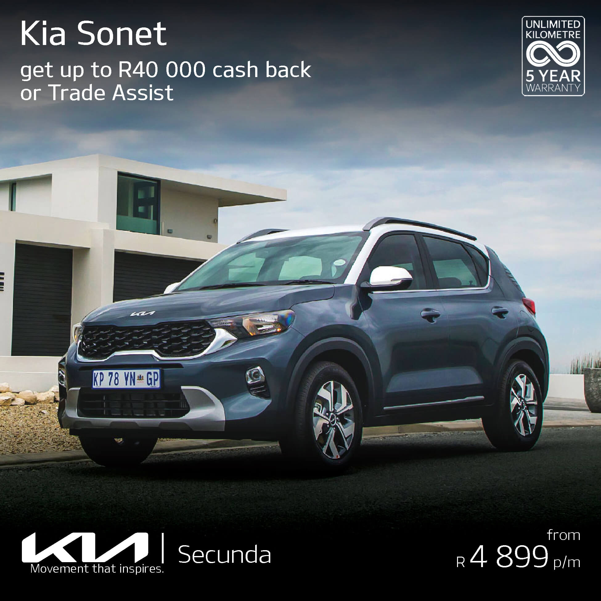 Kia Sonet image from Eastvaal Motors