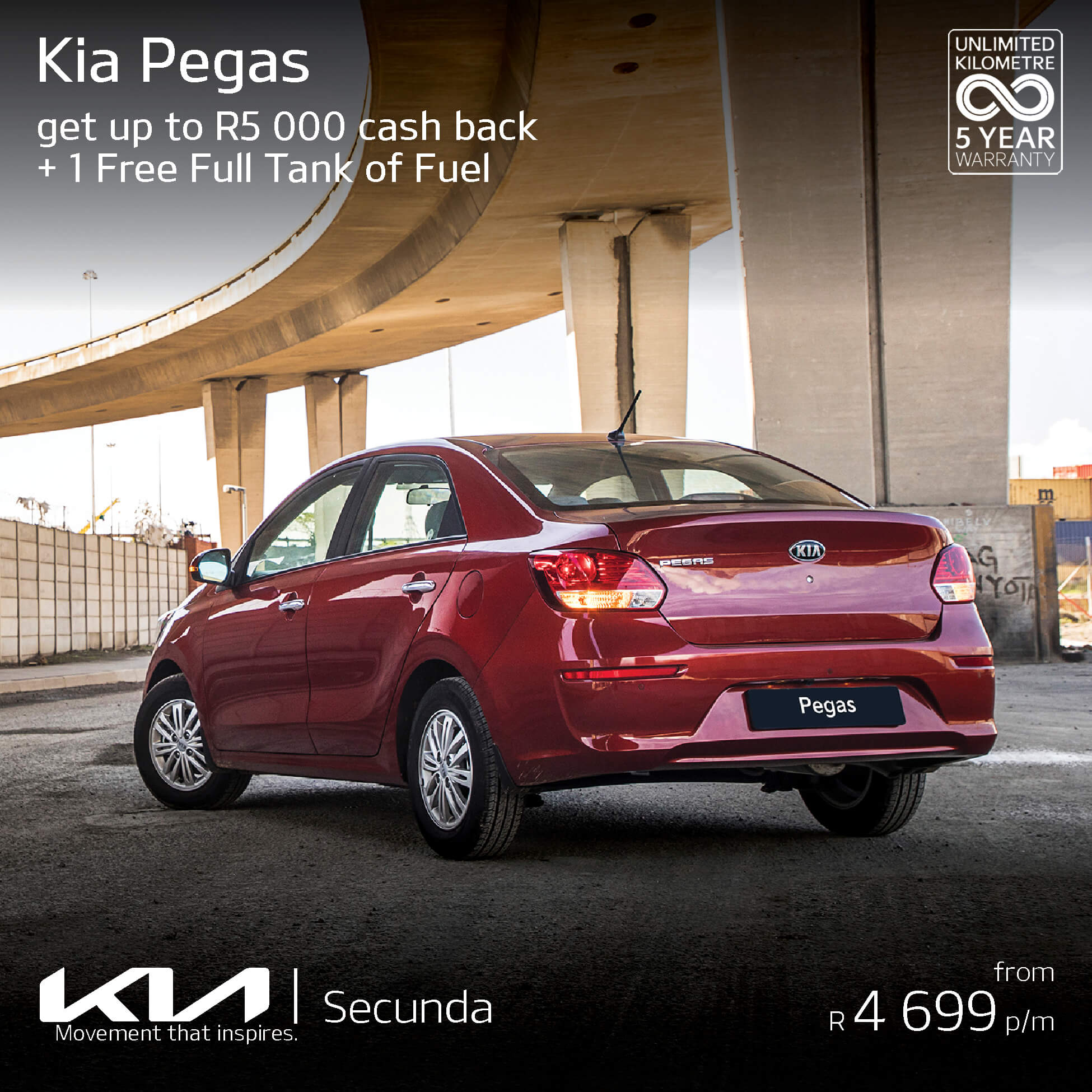 Kia Pegas image from Eastvaal Motors