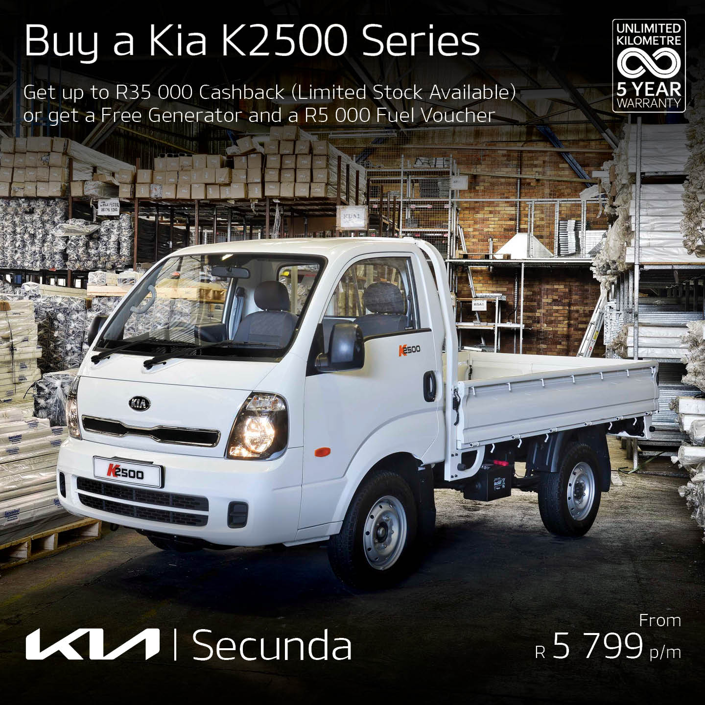Buy a KIA K2500 Series image from Eastvaal Motors
