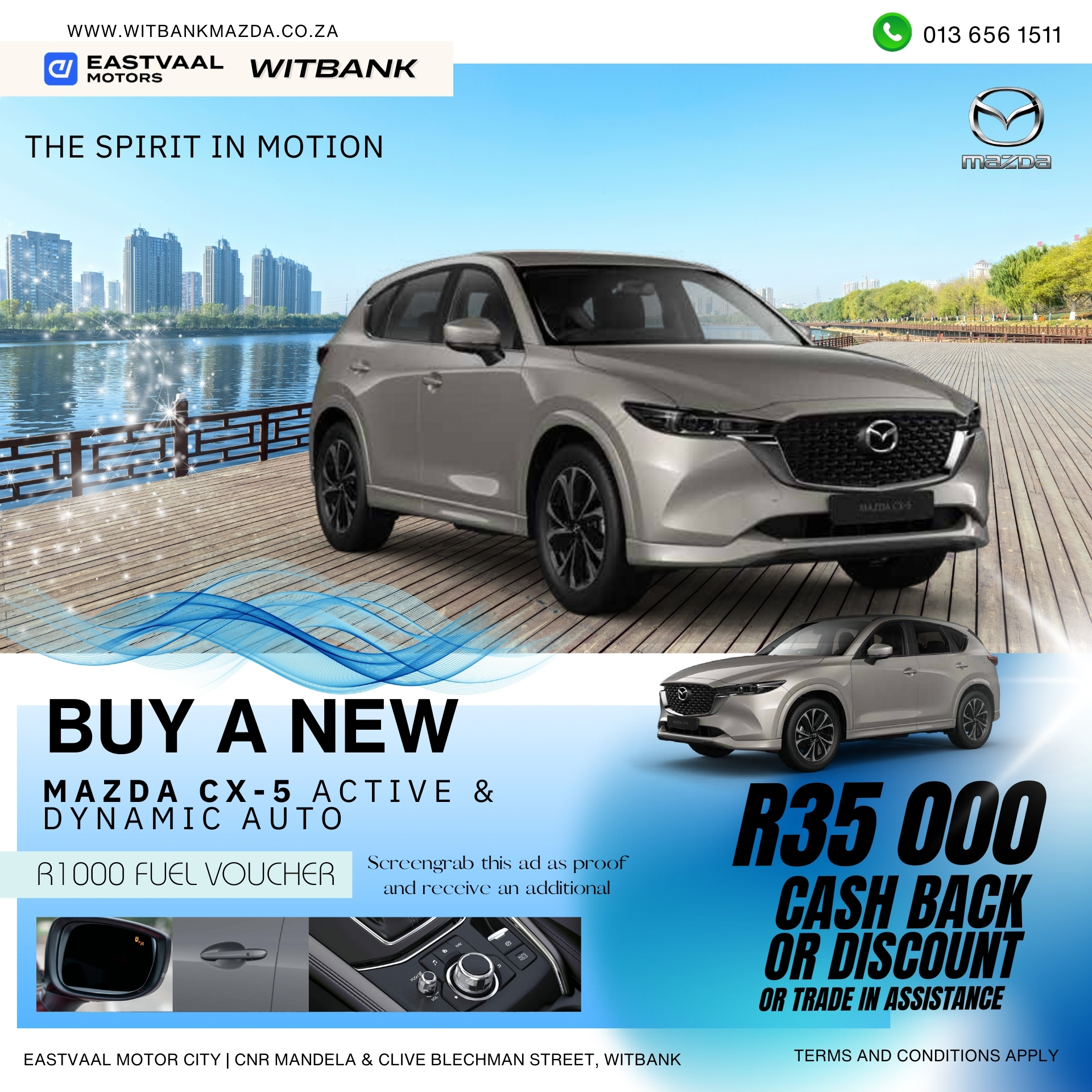 MAZDA CX-5 ACTIVE AND DYNAMIC AUTO image from Eastvaal Motors