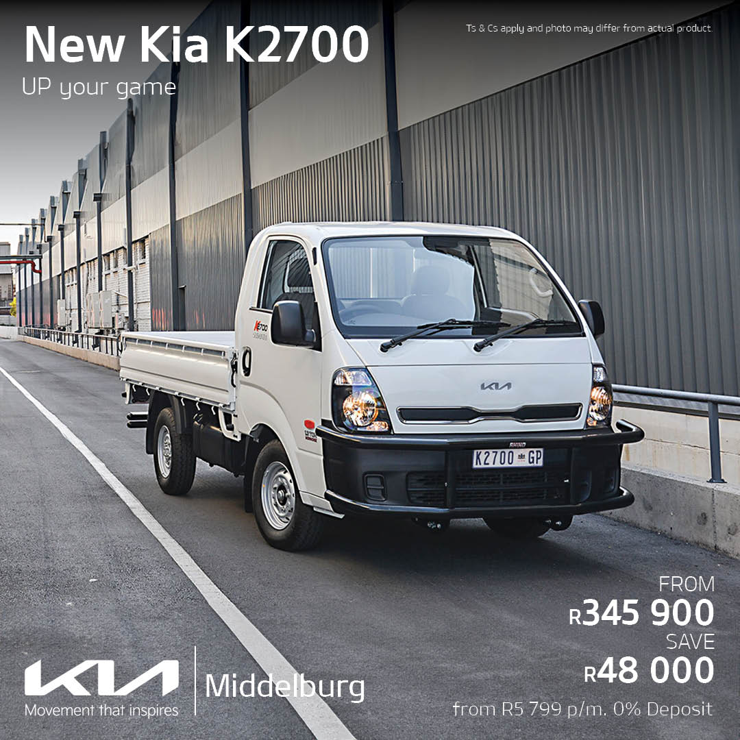 KIA K2700. UP your game. image from Eastvaal Motors