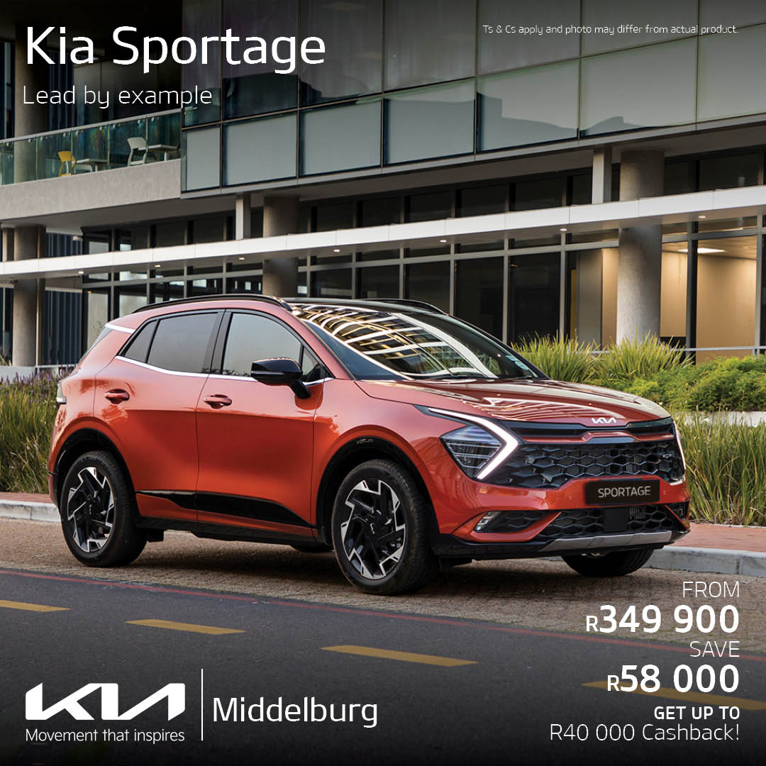 KIA Sportage. Lead by example. image from Eastvaal Motors