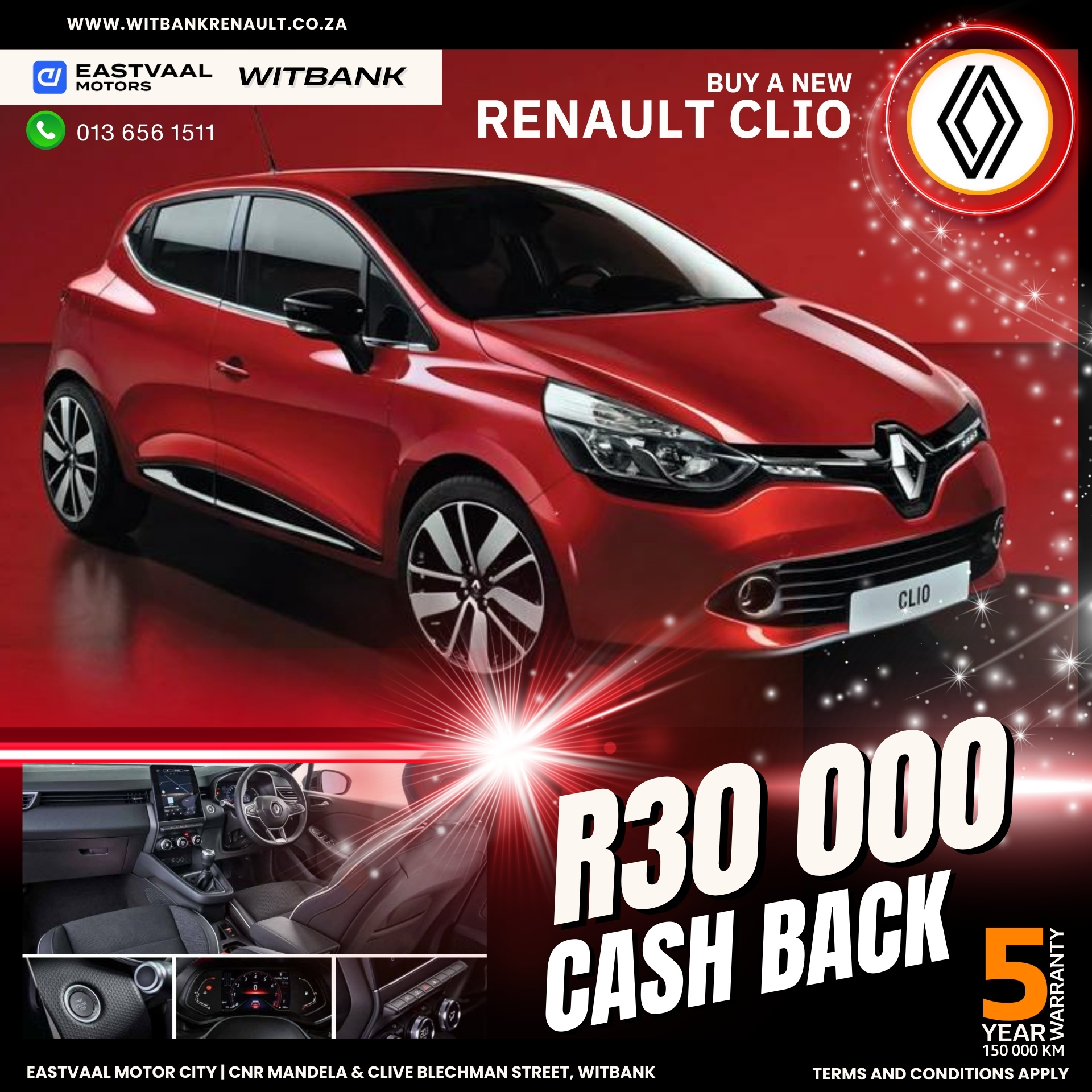 Renault Clio image from Eastvaal Motors