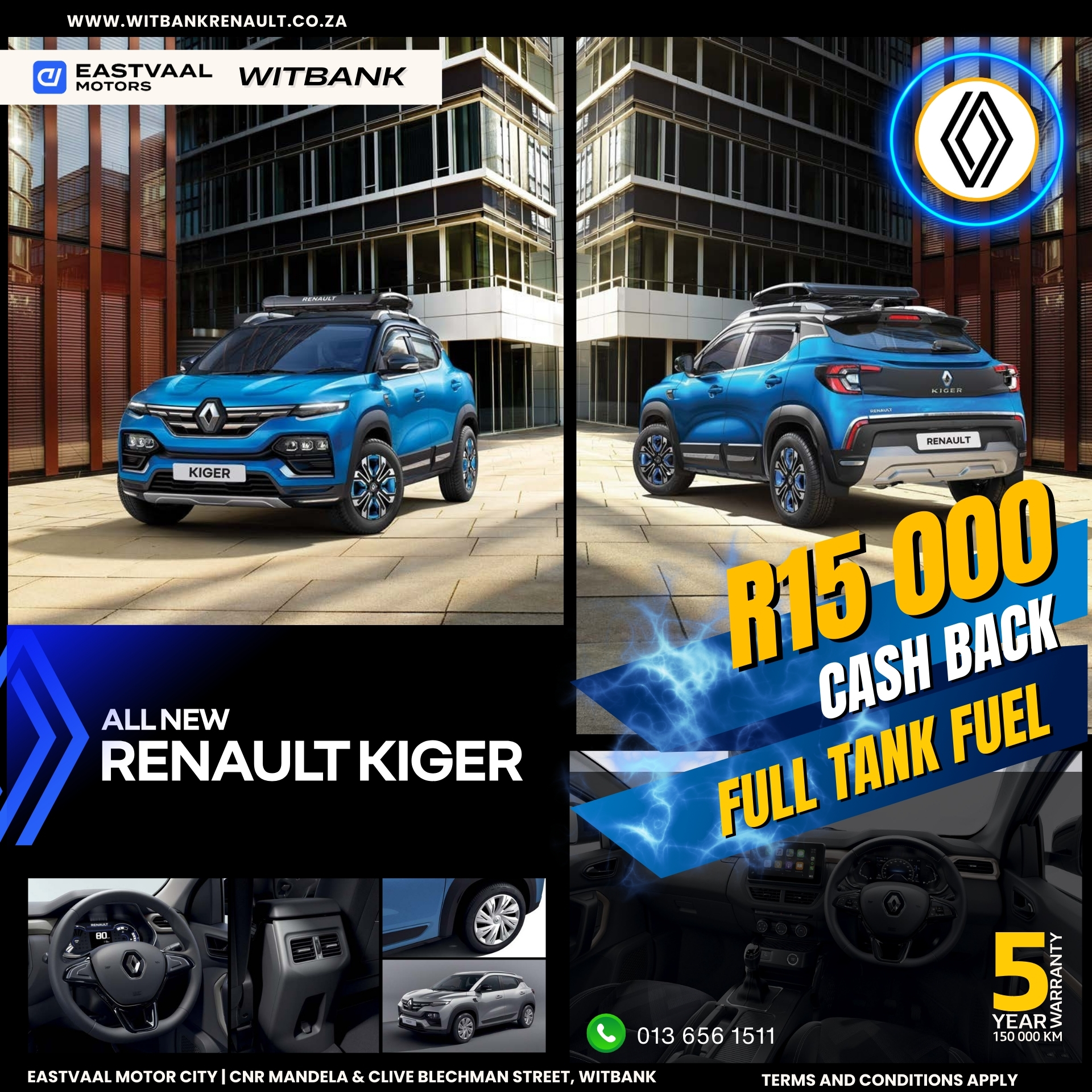 Renault Kiger image from Eastvaal Motors