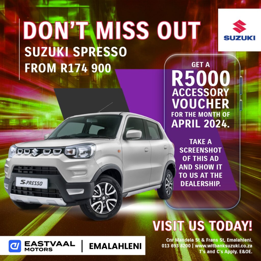 Suzuki S Presso image from Eastvaal Motors