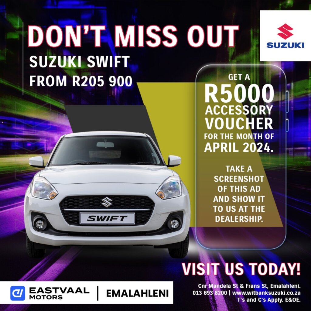 Suzuki Swift image from Eastvaal Motors
