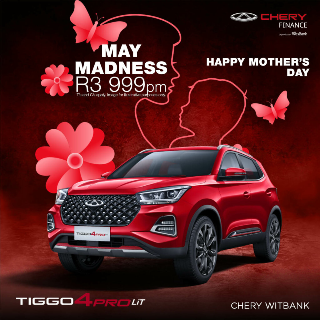 Mother’s Day special with the Tiggo 4 Pro Lit image from Eastvaal Motors