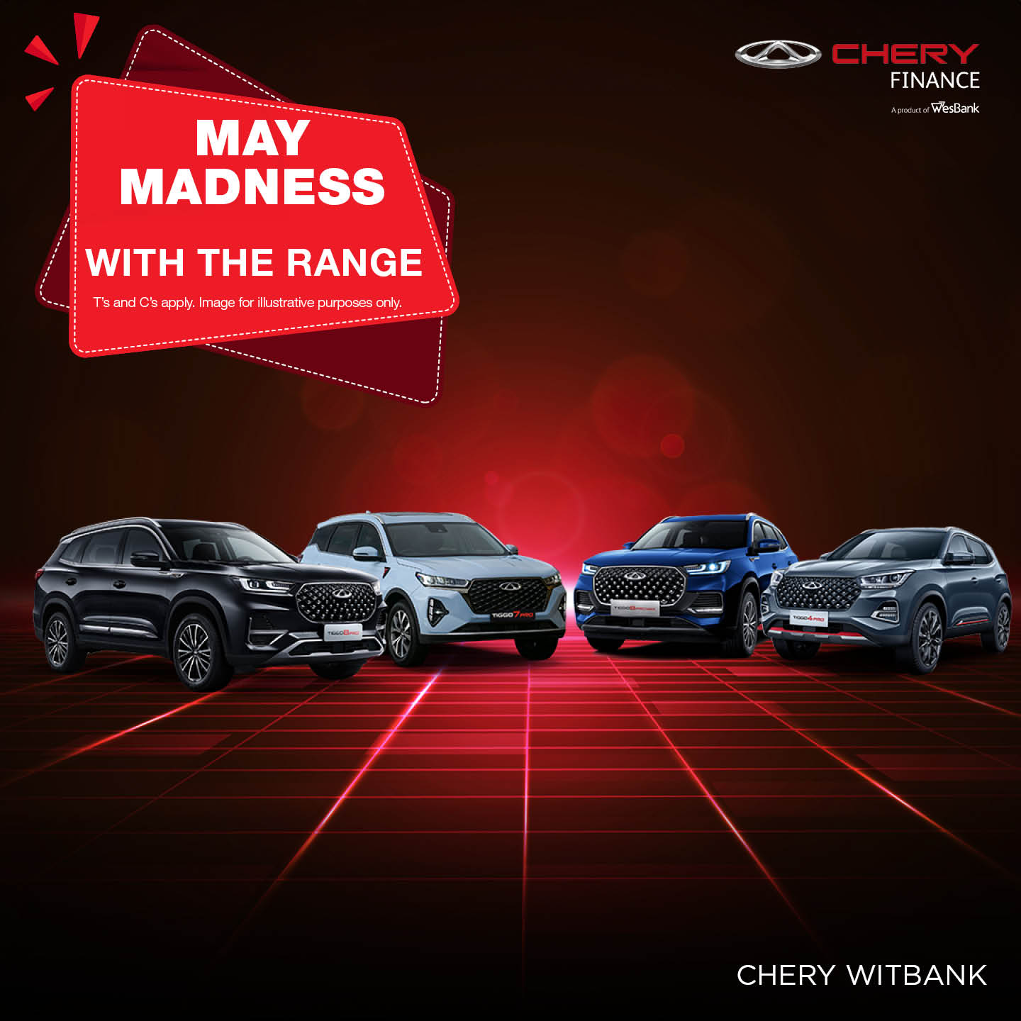 MAY MADNESS with the Chery Tiggo range image from 