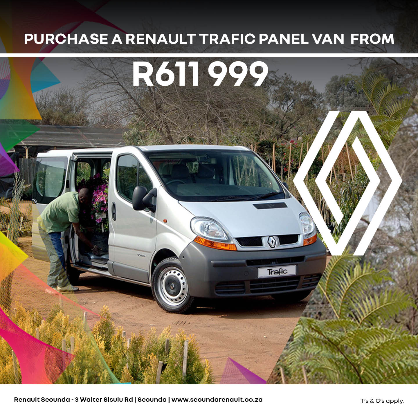 Ready to work with the Renault Trafic Panel Van image from 