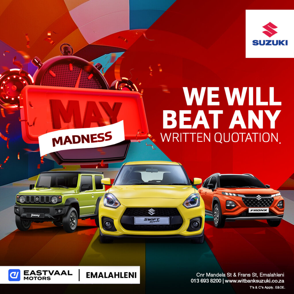 MAY MADNESS!! We will beat any written quotation! image from Eastvaal Motors