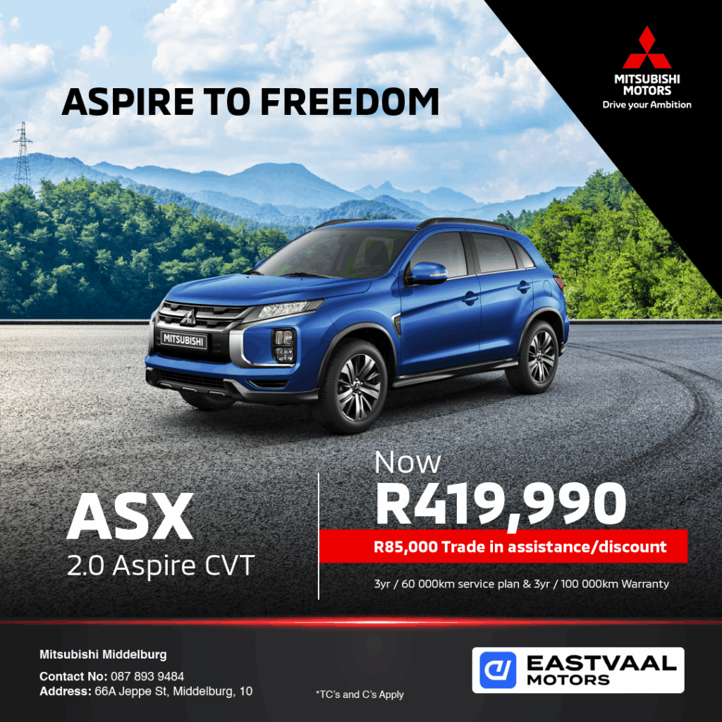 ASX 2.0 Aspire CVT image from Eastvaal Motors