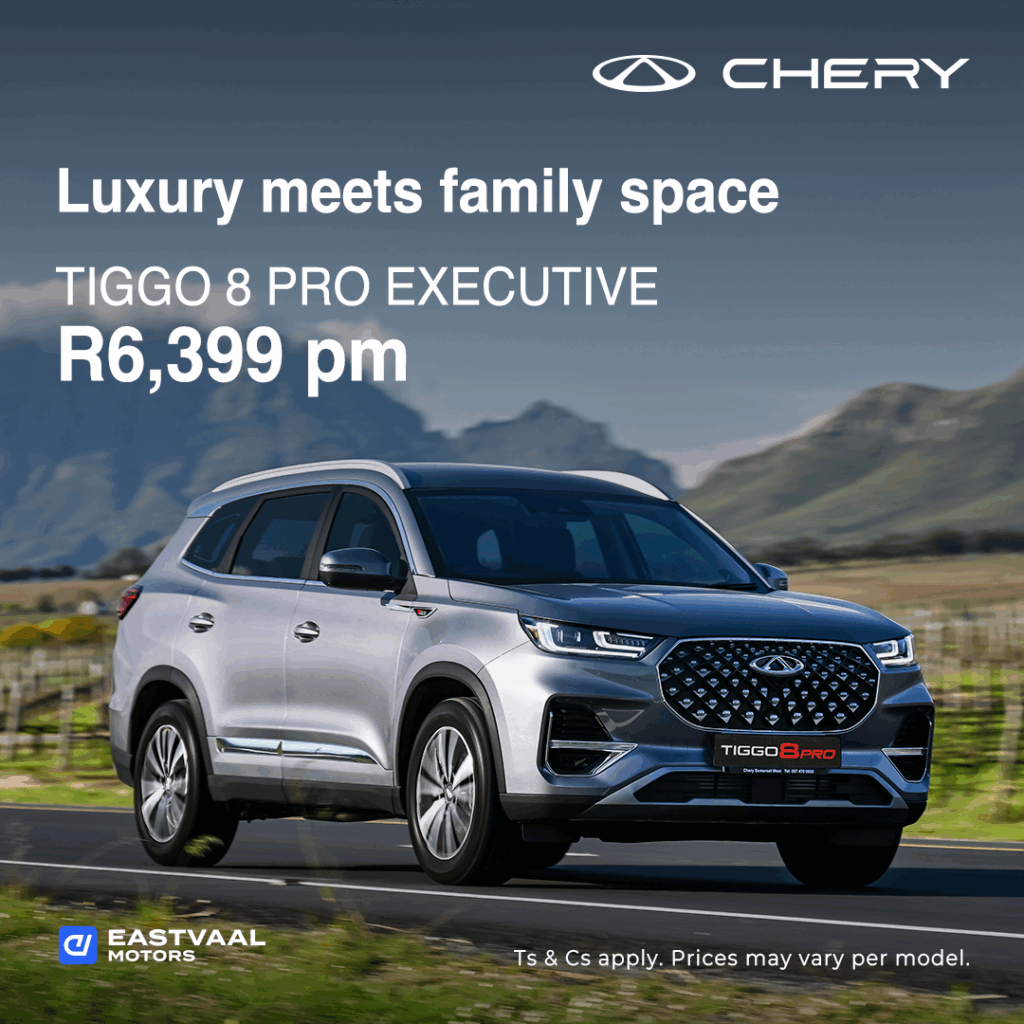 Chery Tiggo 8 Pro Executive image from Eastvaal Motors