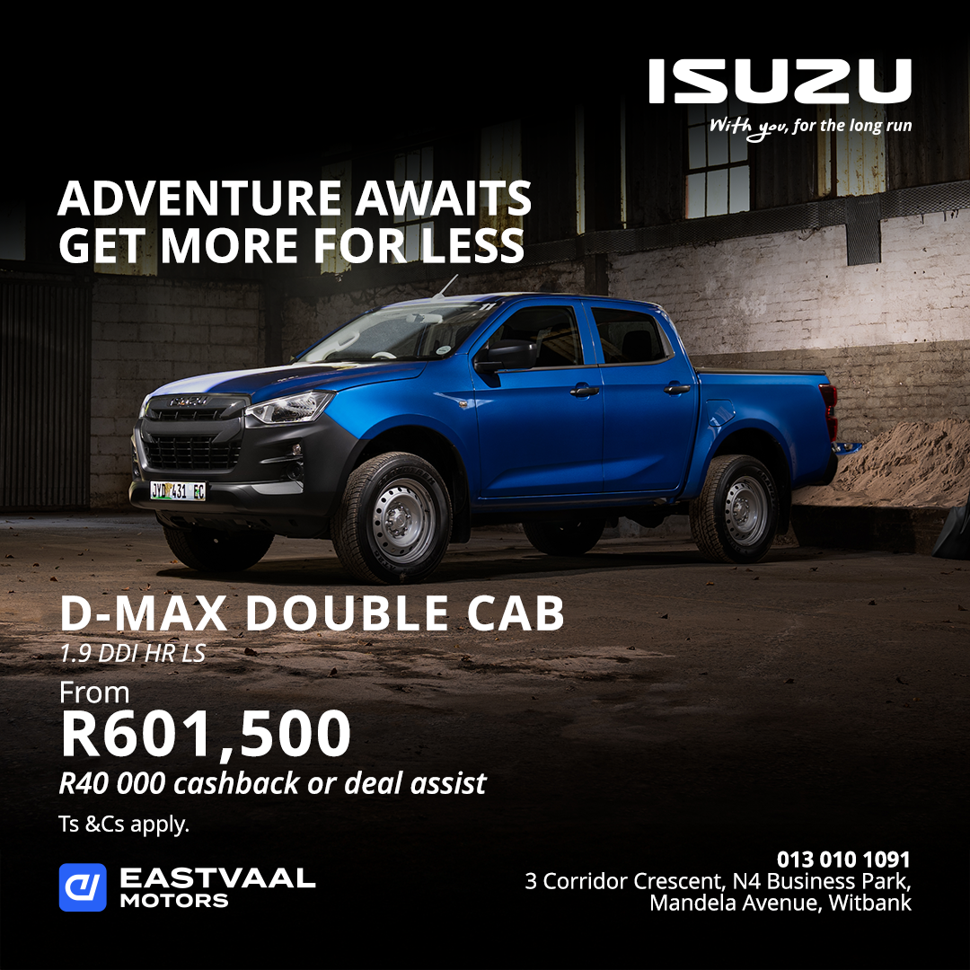D-MAX DOUBLE CAB 1.9 DDI HR LS image from Eastvaal Motors
