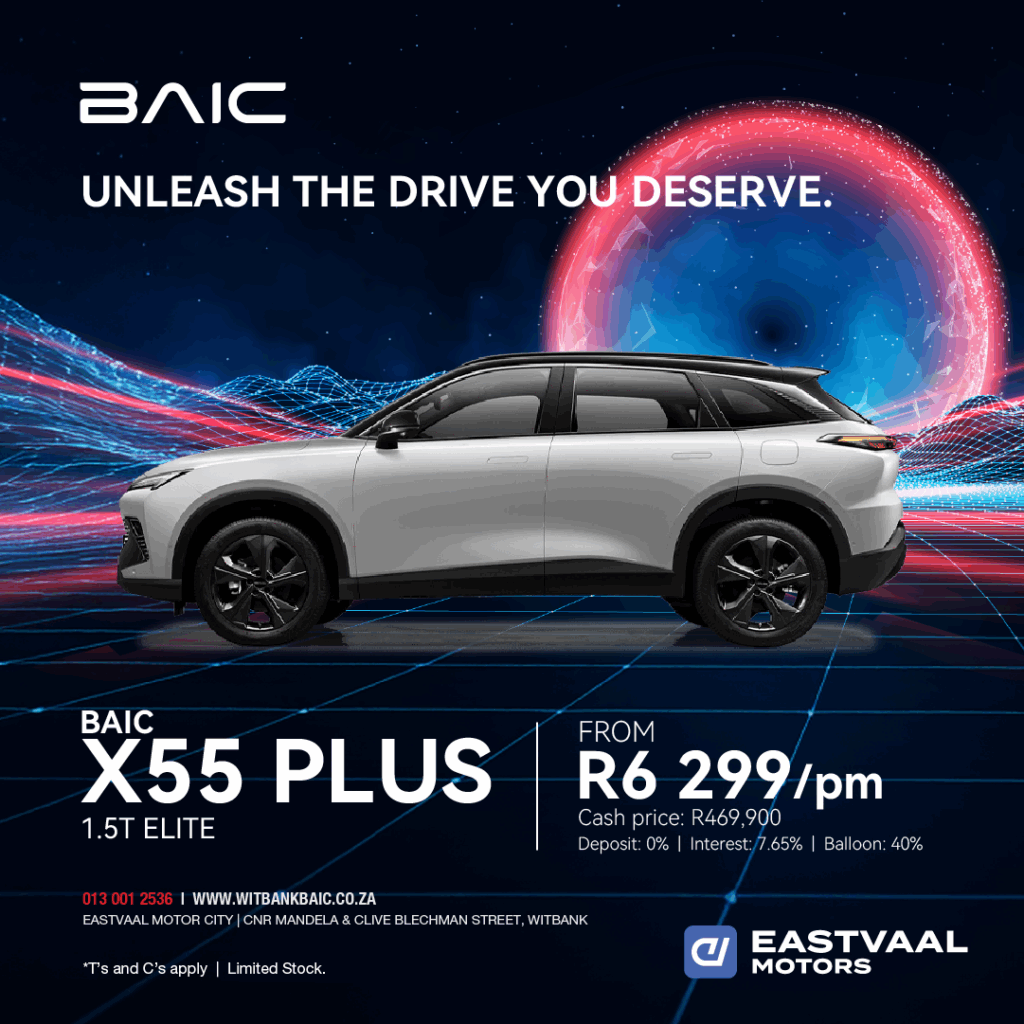BAIC X55 PLUS 1.5T ELITE image from Eastvaal Motors