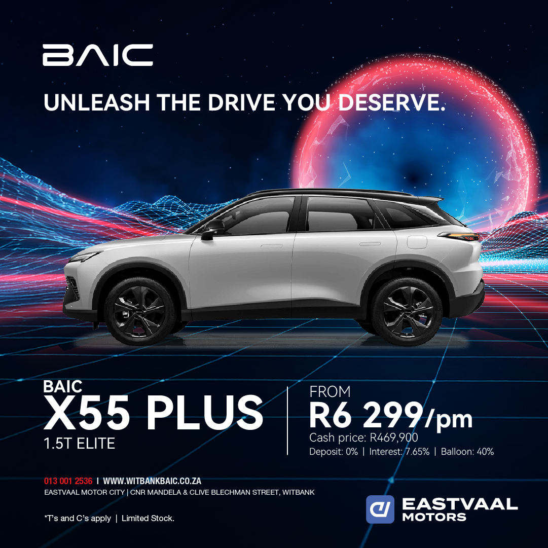 BAIC X55 PLUS 1.5T ELITE image from Eastvaal Motors