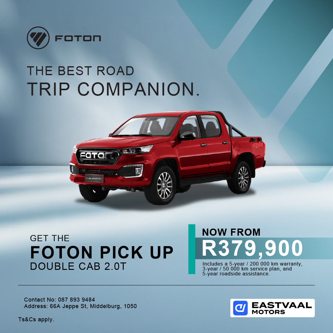 FOTON PICK UP DOUBLE CAB 2.0T image from Eastvaal Motors