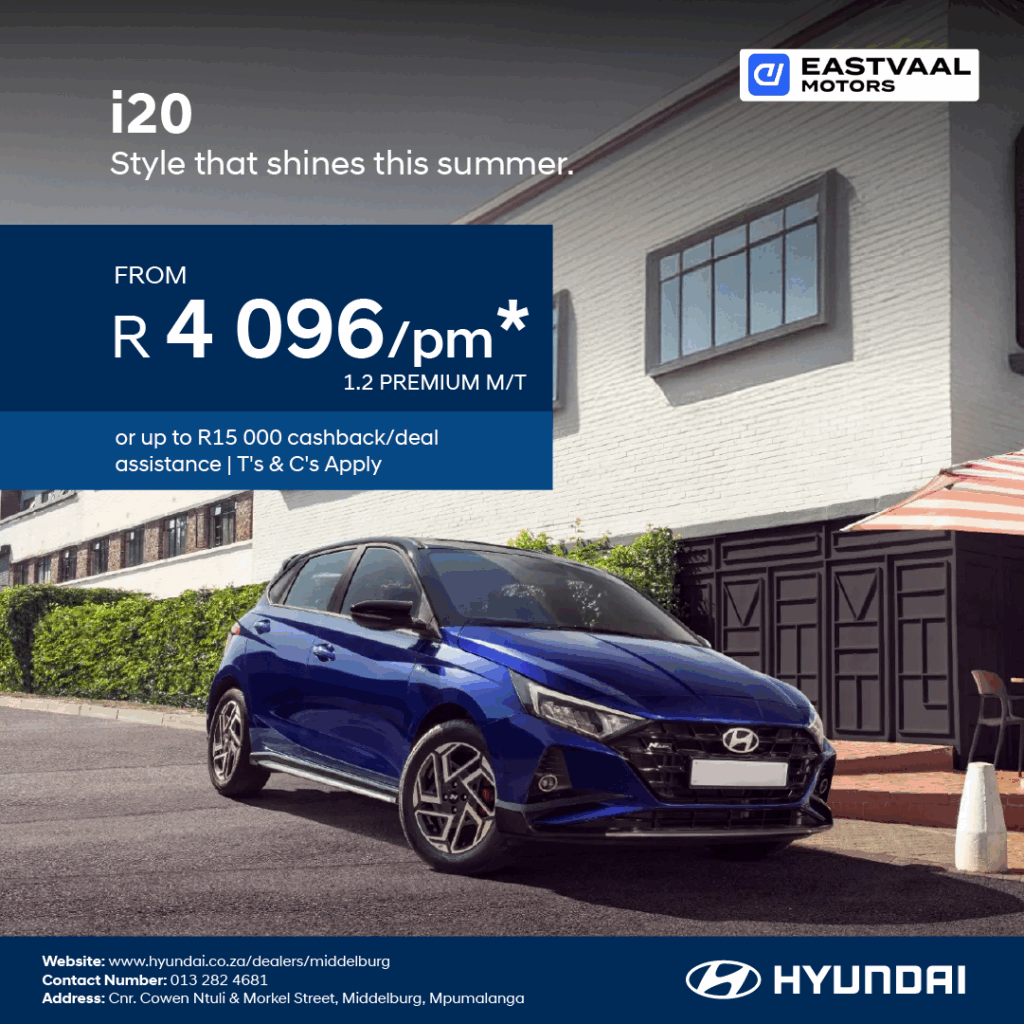 Hyundai i20 1.2 Premium M/T image from Eastvaal Motors