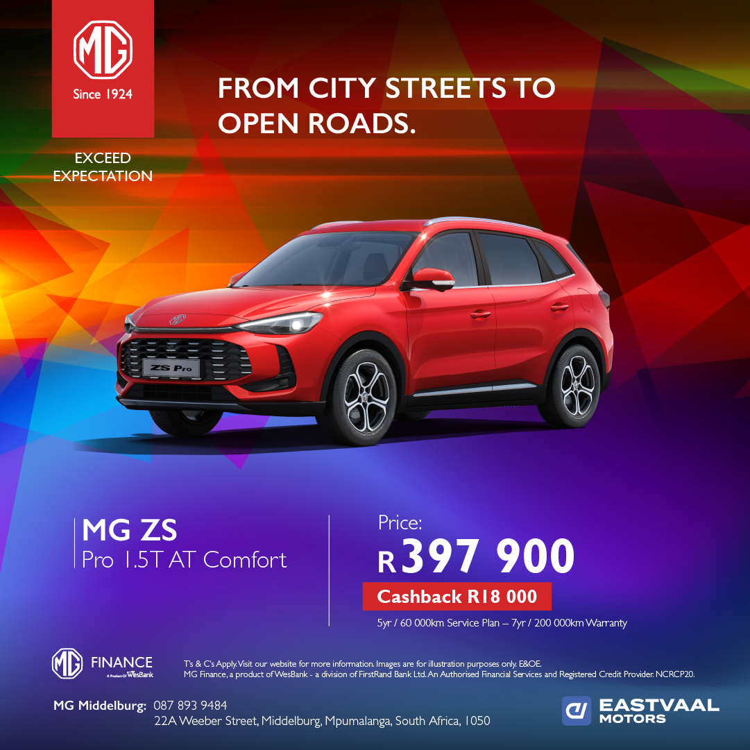 MG ZS Pro 1.5T AT Comfort image from Eastvaal Motors