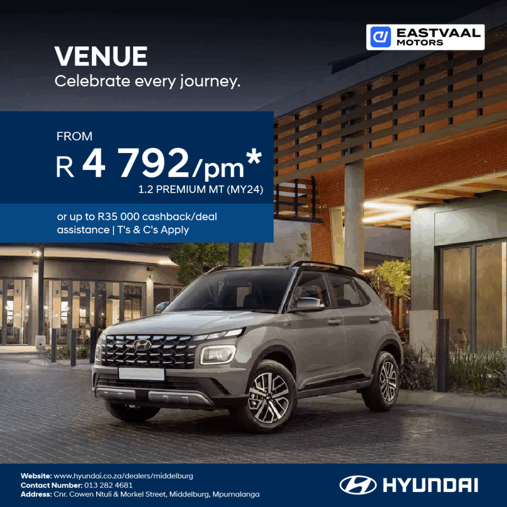 Hyundai Venue 1.2 Premium M/T MY24 image from Eastvaal Motors