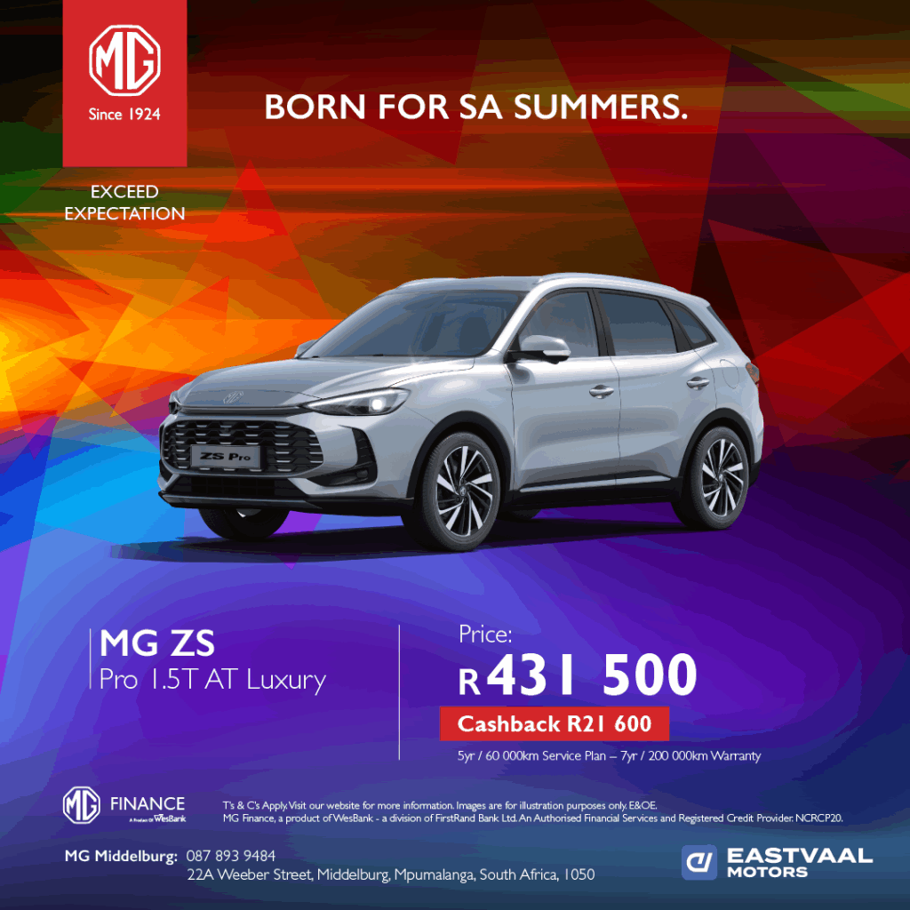 MG ZS Pro 1.5T AT Luxury image from Eastvaal Motors