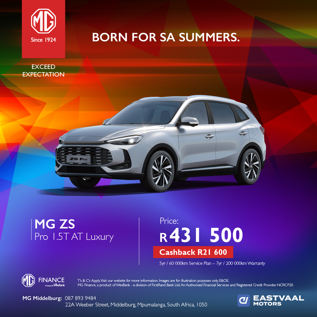 MG ZS Pro 1.5T AT Luxury image from Eastvaal Motors