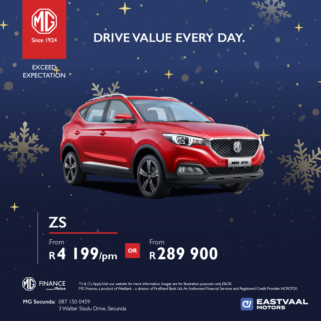 MG ZS image from Eastvaal Motors