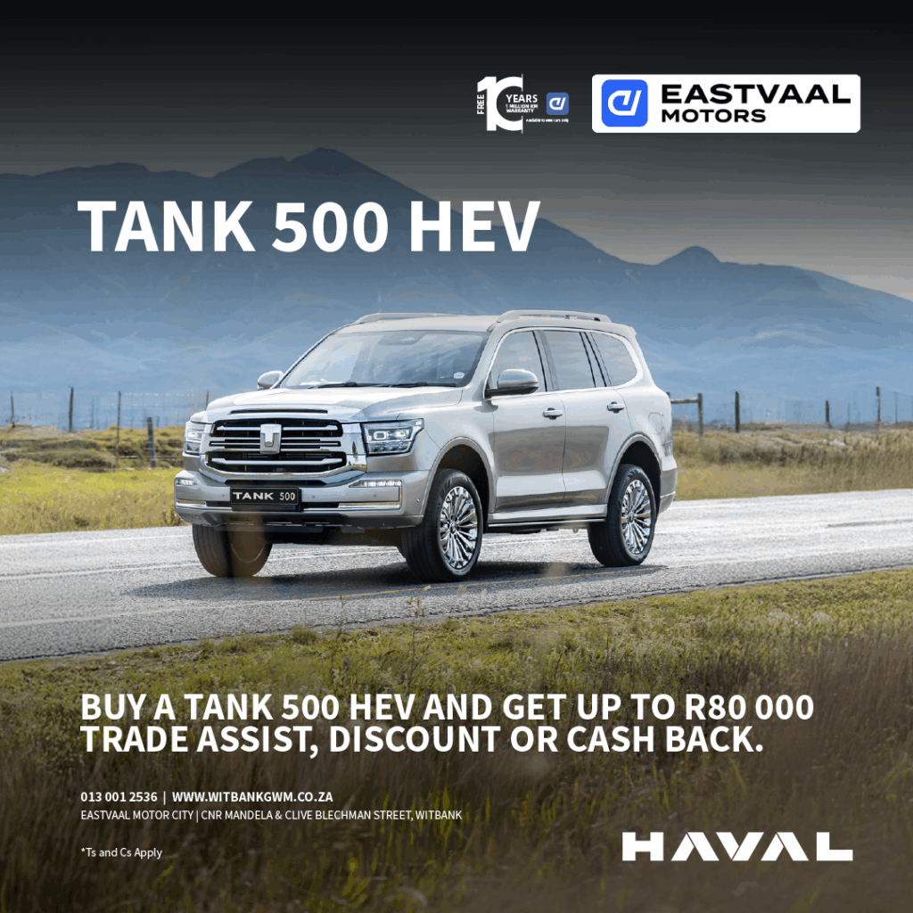 GWM Tank 500 HEV image from Eastvaal Motors