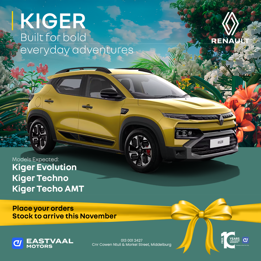 Renault Kiger image from Eastvaal Motors