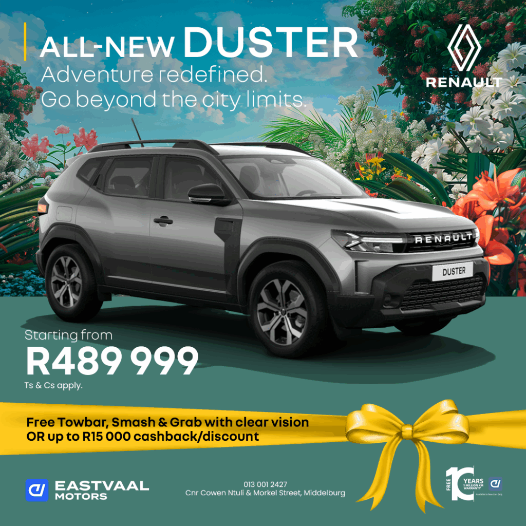 New Renault Duster image from Eastvaal Motors