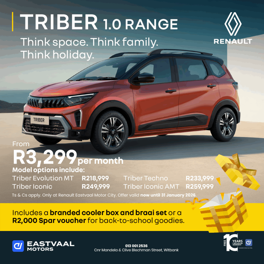 TRIBER 1.0 RANGE image from Eastvaal Motors