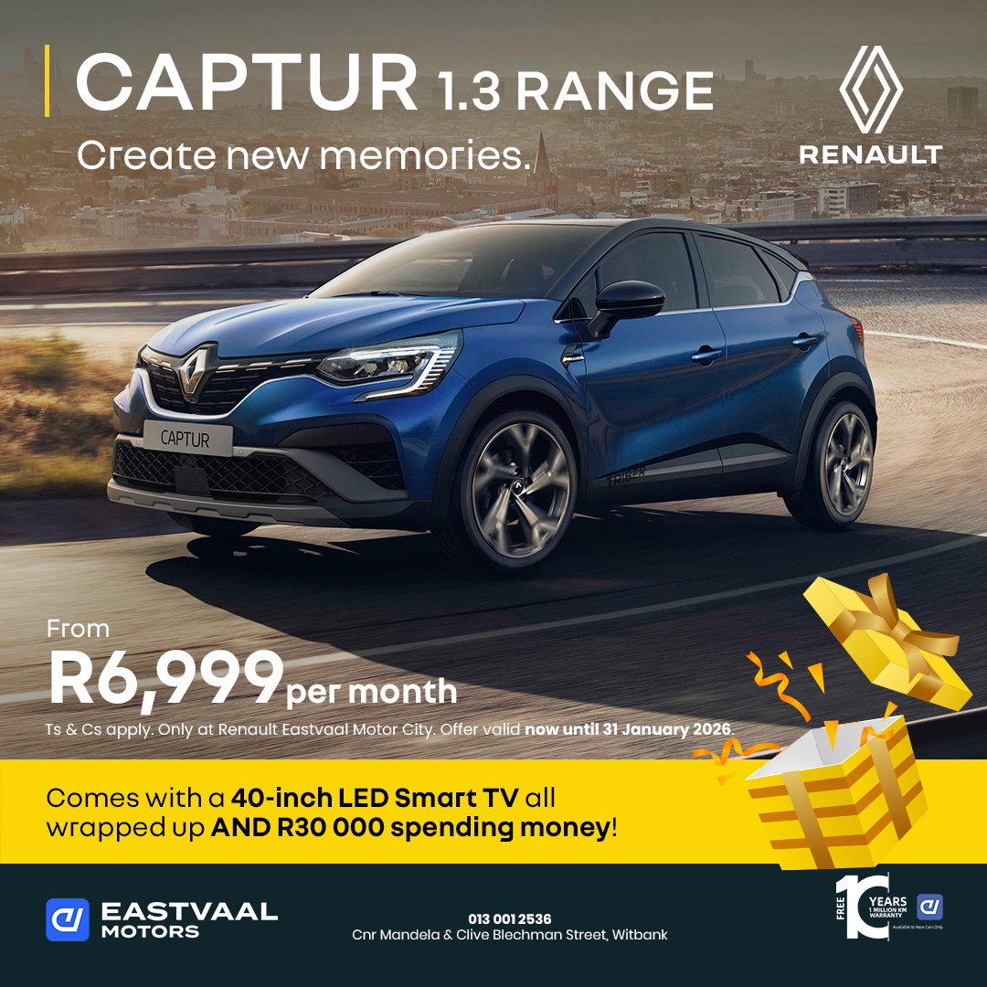 Renault CAPTUR 1.3 RANGE image from Eastvaal Motors