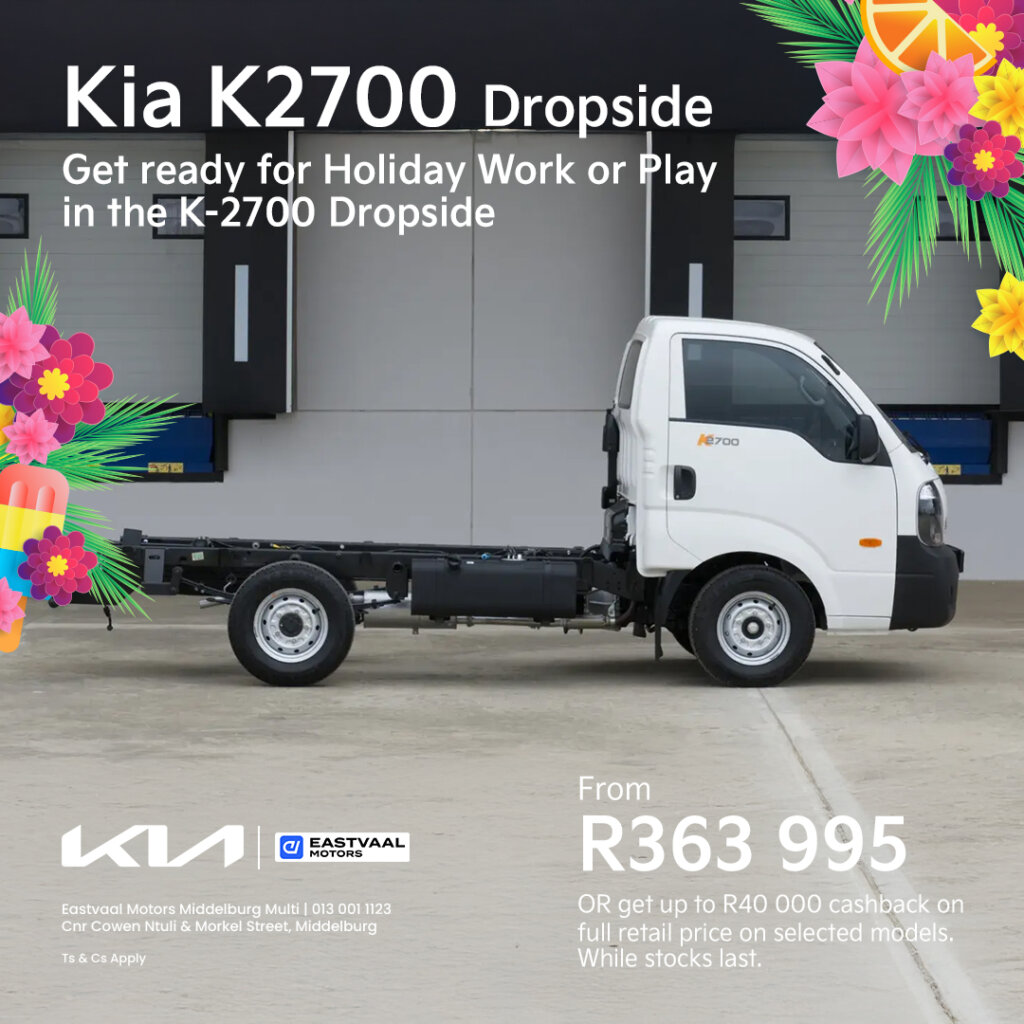 Kia K2700 Dropside image from Eastvaal Motors