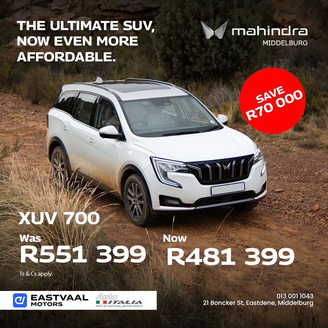 Mahindra XUV 700 AX7 image from Eastvaal Motors