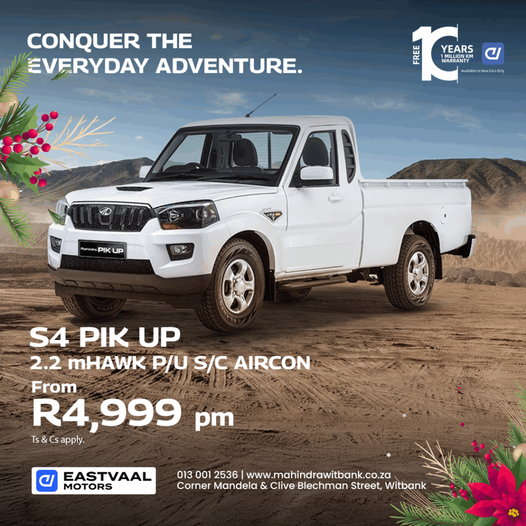 Mahindra S4 PIK UP 2.2 mHAWK P/U S/C AIRCON image from Eastvaal Motors